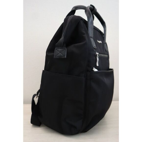 Baggallini Women's O/S Black Soho Padded Laptop Sleeve Work Backpack - Picture 7 of 16